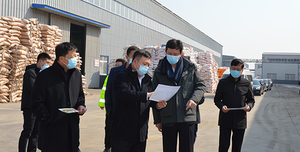 遼寧省副省長靳國衛(wèi)一行蒞臨蘆田肥業(yè)有限公司